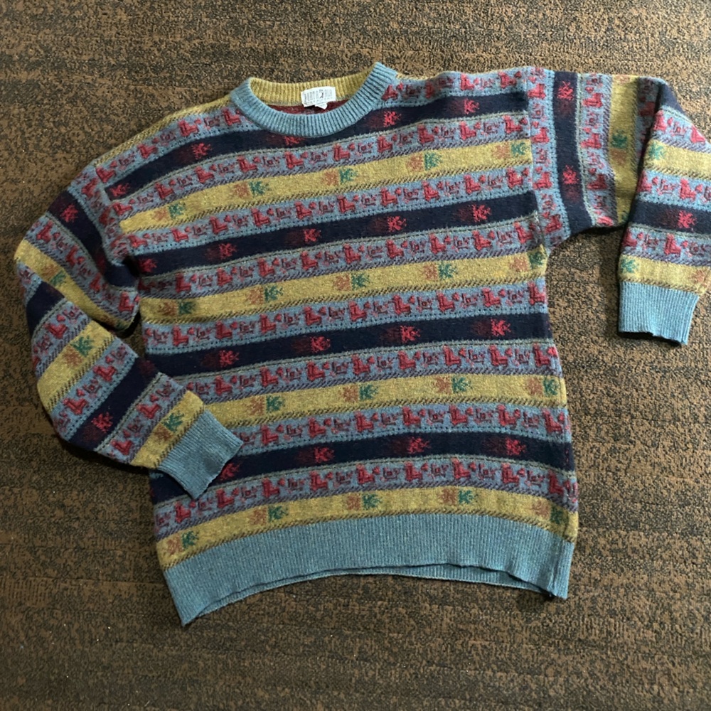 Men’s Italian Wool Crew Neck Sweater